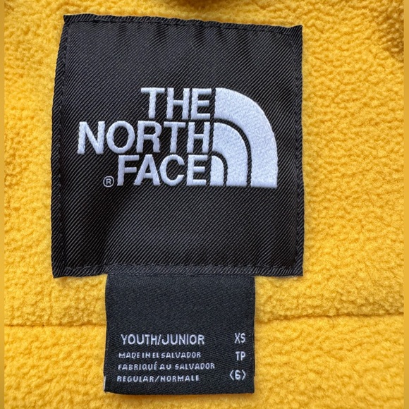 THE NORTH FACE Boys' Denali Jacket (Little Big Kid) Sz XS 6 Summit Gold Fleece - Picture 10 of 14